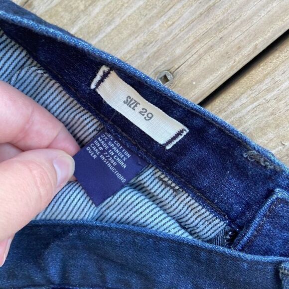 Madewell Dark Wash Skinny Skinny Ankle Jeans 29 - Picture 3 of 4